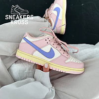 Женские кроссовки Nike SB Dunk Low Pink Oxford, Найк СБ Данк Розовые, Nike dunk premium
