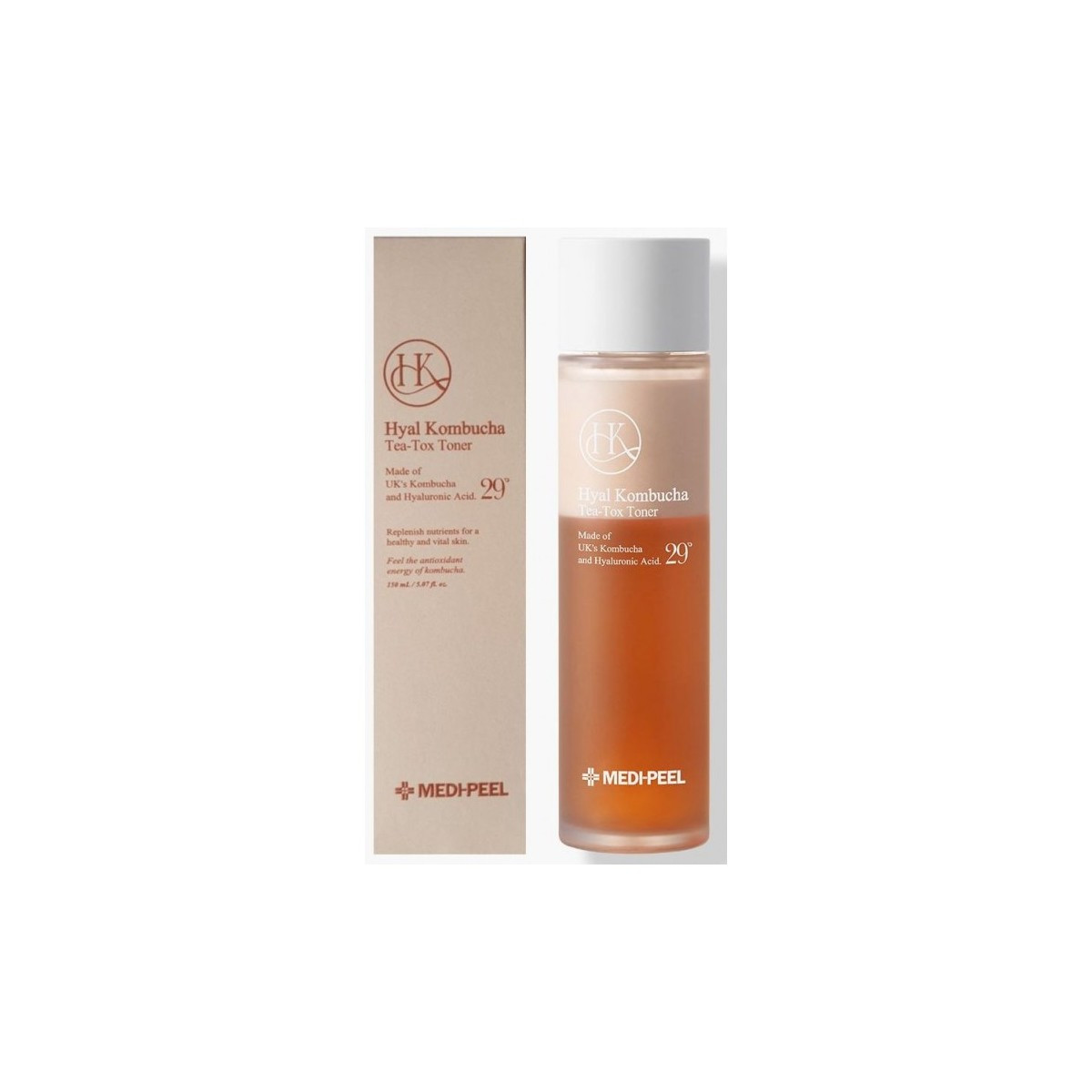 Тонер для обличчя з комбучею Medi-peel Hyal Kombucha Tea-Tox Toner, 150 мл (8809409342474)