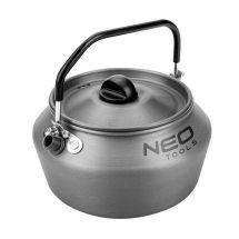 63-147 Чайник туристичний Neo Tools, 0.8л, анодований алюміній, складана ручка, сертифікат LFGB, чохол, 0.19кг