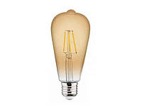 Лампа світлодіодна Filament TB 009А ST64 6W ТМ EGE LED