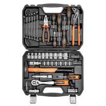 08-684 Набір інструментів Neo Tools, 1/2", 1/4", 56шт, універсальний, CrV