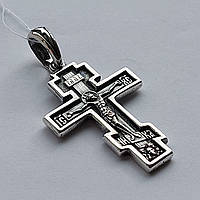 Серебряный крест Распятие Христово Молитва Православный Крест rp33vdjs
