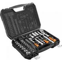10-076 Набір інструментів Neo Tools, 219шт, 1/2", 1/4", 3/8", CrV, кейс