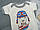 ГУРТОМ від 3 шт тонке боді-футболка бодік з короткими рукавами для новонародженого хлопчика малючка на літо 5974 СН, фото 2