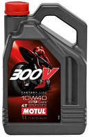 Моторна олива Motul 300V 4T Factory Line Road Racing, 10W40, 4 л (104121)(7547857261756)