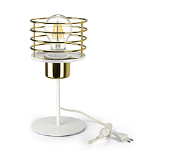 Золотий мідний хромований світлодіодний настільний нічник GLAMOUR настільна лампа 947-L1