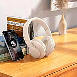 Бездротові повнорозмірні навушники hoco w45 Enjoy Bluetooth Milky White (білі), фото 3