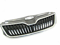 Решітка радіатора Skoda Rapid 2012 - з хром. рамкою 186416991A без емблеми