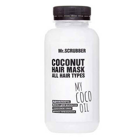 Відновлювальна маска для волосся з кокосовою олією Mr.SCRUBBER, 250 мл, фото 1