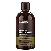 Mr.SCRUBBER Чоловічий шампунь для волосся і тіла Man Hair & Body 2 in 1, 250мл 0146