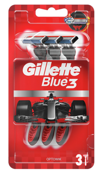 GILLETTE BLUE 3 Speed Джілет Блу 3 3шт. одноразові станки для гоління