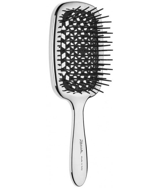 Гребінець для волосся Janeke Superbrush 1830 the Original Italian Design Silver, 1 шт (8006060593362)