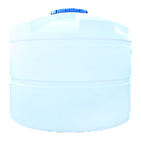 Пластиковая емкость Пласт Бак 750 л широкая, вертикальная, белая (00-00012246)(7546636461756)