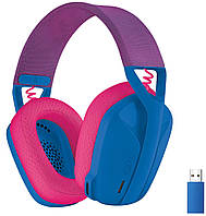 Навушники Logitech G435 Lightspeed Blue бездротові для ПК / ноутбука / телефону повнорозмірні з мікрофоном