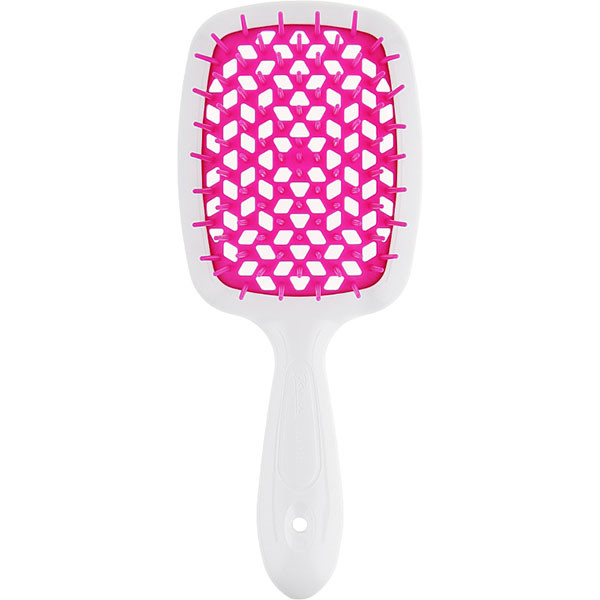 Щітка для волосся біла-фуксія Janeke Superbrush SP226BIA FUX, 1 шт (8006060599647)