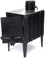 Печка-буржуйка с радиатором 4 кВт СИЛА (960014)(7565722911756)