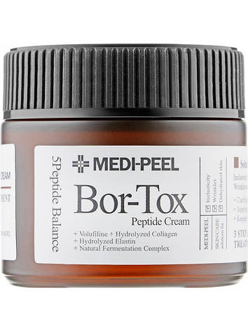 Ліфтинг-крем для обличчя з пептидним комплексом Medi-peel Peptide-Tox Bor Cream, 50 мл (8809409347455), фото 1