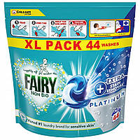 Капсулы для стирки Fairy Platinum Non Bio, 44 капсул