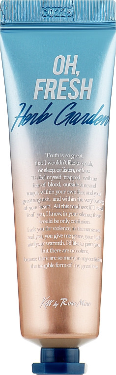 Крем для рук Kiss by Rosemine Fragrance Hand Cream-Oh Fresh Herb Garden, 30 мл (8802929006857)