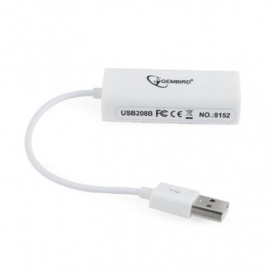 Сетевая карта USB2.0 to Fast Ethernet Gembird NIC-U2-02 ZXC - фото 2 - id-p2199047904