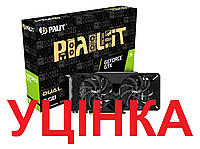 Видеокарта Palit GeForce GTX 1660 Ti Dual (NE6166T018J9-1160C)У3.AB