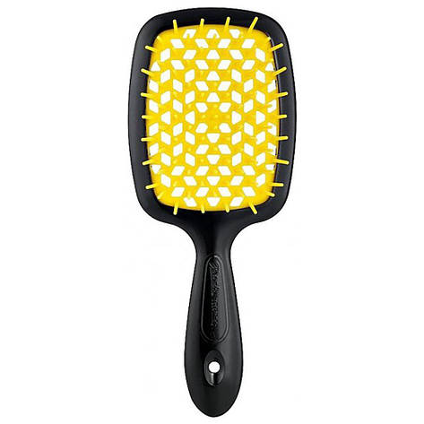 Щітка для волосся чорно-жовта Janeke Superbrush 71SP226 GIA , 1 шт (8006060573166), фото 1