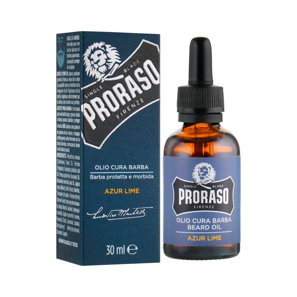 Олія для бороди Proraso Beard Oil Azur Lime, 30 мл (8004395007417)
