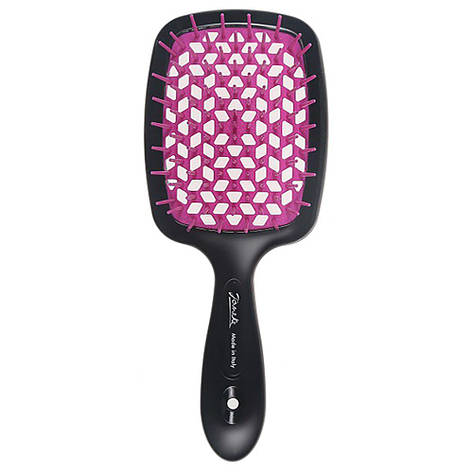 Щітка для волосся чорна фуксія Janeke Superbrush Small 71SP234 FUX , 1 шт (8006060650010), фото 1