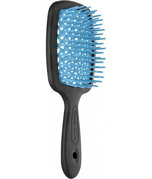 Щітка для волосся чорно-синя Janeke Superbrush Small 71SP234 TSE , 1 шт (8006060776215)