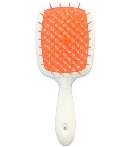 Щітка для волосся біло-помаранчевий Janeke Superbrush, SP226BIA FFL, фото 1