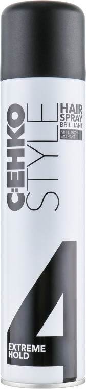Лак для волосся суперсильної фіксації C:EHKO Style Hairspray Brilliant, 400 мл (4012498647656)