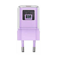 Мережевий зарядний пристрій ACEFAST A53 Sparkling series PD30W GaN (USB-C) charger Alfalfa Purple inc mid