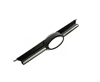 Решітка радіатора Ford Focus III 2011-2014 черн.з хром.молдингом/текстура без емблеми