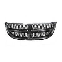 Решітка радіатора Dodge Grand Caravan 11- черная с хром. Молдингами, 182417990