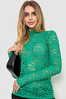 Гольф женский нарядный, цвет зеленый, 186R306