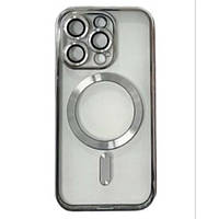 Чехол-накладка Infinity Magnetic для iPhone 11 Pro Max Silver +защита камеры