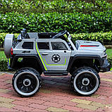 Дитячий джип електромобіль Bambi Racer M 5802EBLR-11 сірий, фото 5