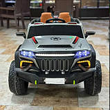 Дитячий джип електромобіль Bambi Racer M 5802EBLR-11 сірий, фото 7