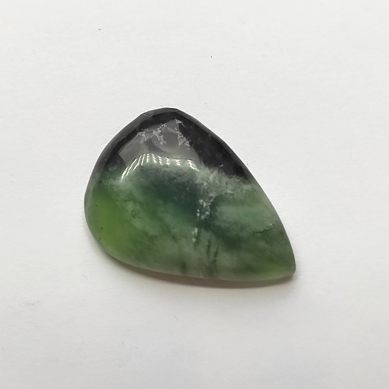 Зелений камінь змійовик кабошон для створення прикрас натуральний 17,7 ct