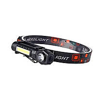 Налобный фонарь Headlamp KX-212 аккумуляторный светодиодный фонарь для рыбалки - фонарик на голову (GA)