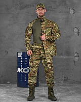 Мужской костюм военный тактический рип-стоп мультикам с убаксом, Комплект формы полевой демисезонный 4 в 1 зсу