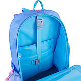 Шкільний набір Kite 100% Cute (рюкзак, пенал, сумка) 38x28x15 см, 13.25 л, блакитний, фото 7