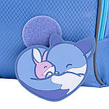 Шкільний набір Kite 100% Cute (рюкзак, пенал, сумка) 38x28x15 см, 13.25 л, блакитний, фото 8