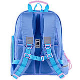 Шкільний набір Kite 100% Cute (рюкзак, пенал, сумка) 38x28x15 см, 13.25 л, блакитний, фото 6