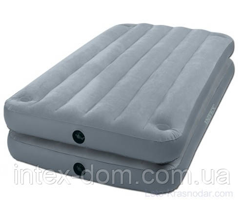 Односпальная надувная кровать Intex 67743 2-IN-1 AirBed (без насоса 99 х 191 х 46 см) - фото 8 - id-p28506546