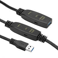 Адаптер USB 3.0 AM AF, 10 m, active PowerPlant CA912858 ZXC