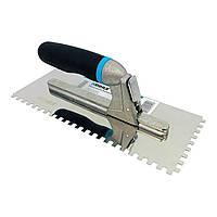 Зубчастий шпатель BIHUI зуб 6 мм із швидкознімною ручкою 280х115 мм (PT28006)