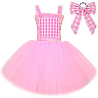 Балетное платье пачка Барби с бантом для девочек 6Y Розовый