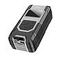 Автомобільний насос HOCO DPH04 Car portable smart air pump Black, фото 3