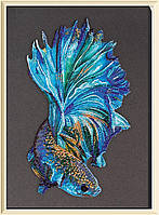 Набір для вишивання бісером "Синє золото" AB-746 на натуральному полотні